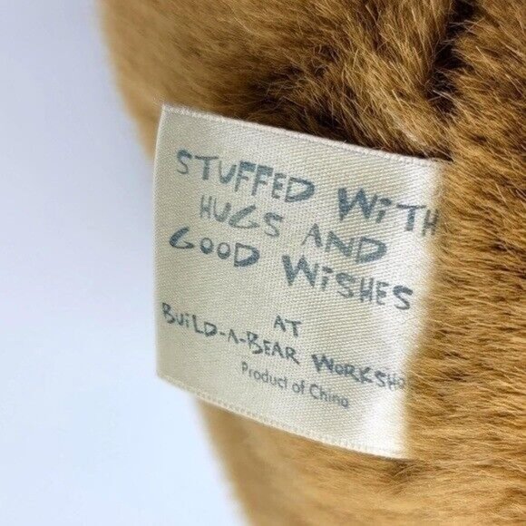 2/$15 VTG Build A Bear Classic Teddy Plush Brown 13" Nose Butterscotch 1997 - Picture 9 of 11